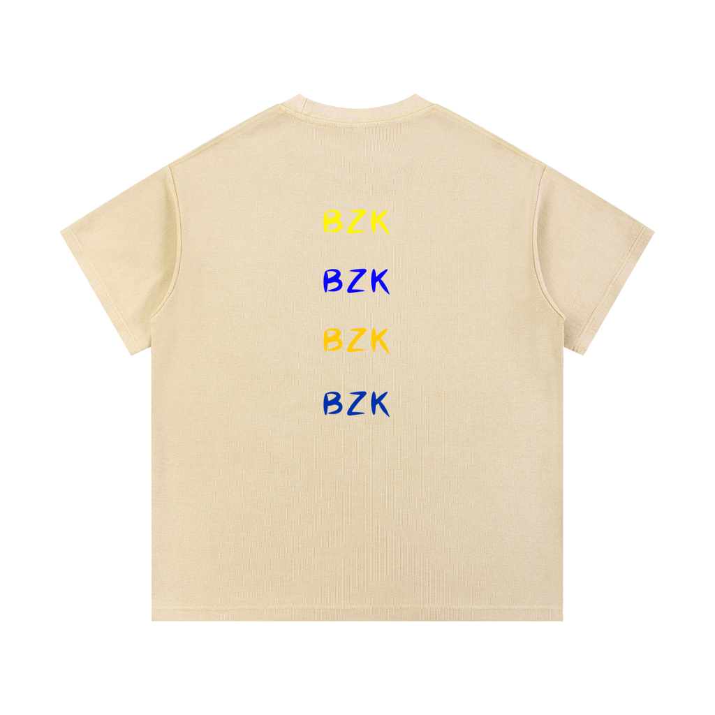 Mineral Wash Waffle Knit T-Shirt
