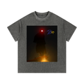 Mineral Wash Waffle Knit T-Shirt