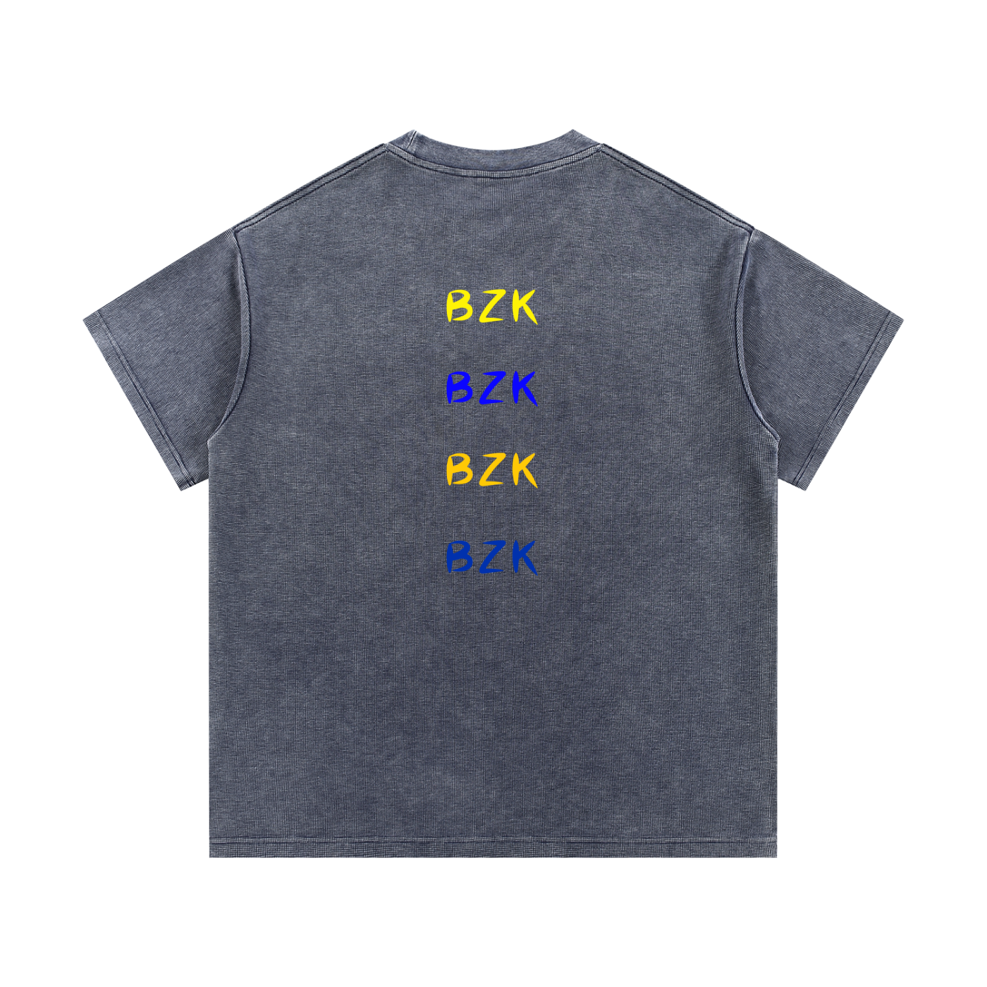 Mineral Wash Waffle Knit T-Shirt