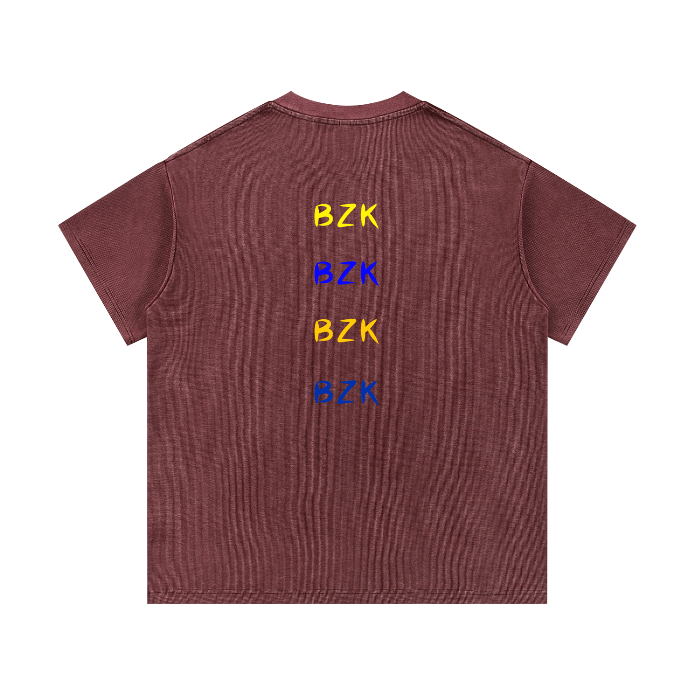 Mineral Wash Waffle Knit T-Shirt